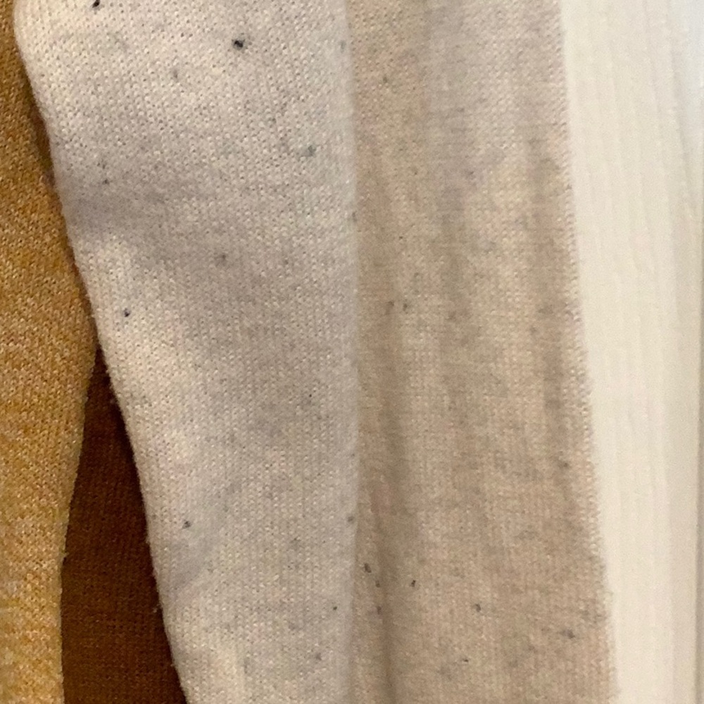 SMARTWOOL Womens Wool Blend Yellow Neutral Oversized Colorblock Spring Sweater S - Picture 2 of 9